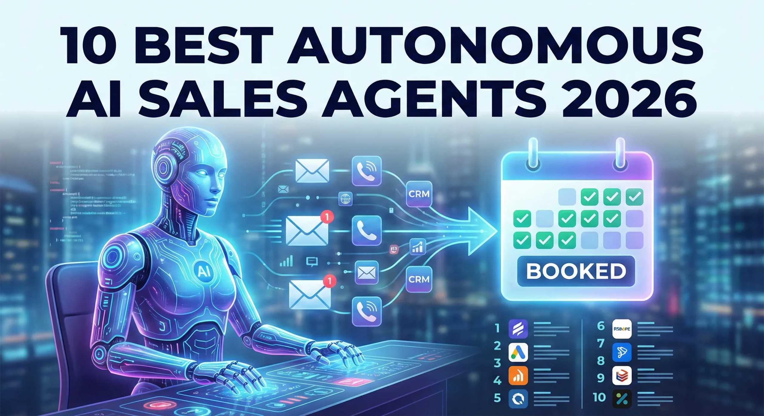 10 Best Autonomous AI Sales Agents in 2026 (That Actually Book Meetings)