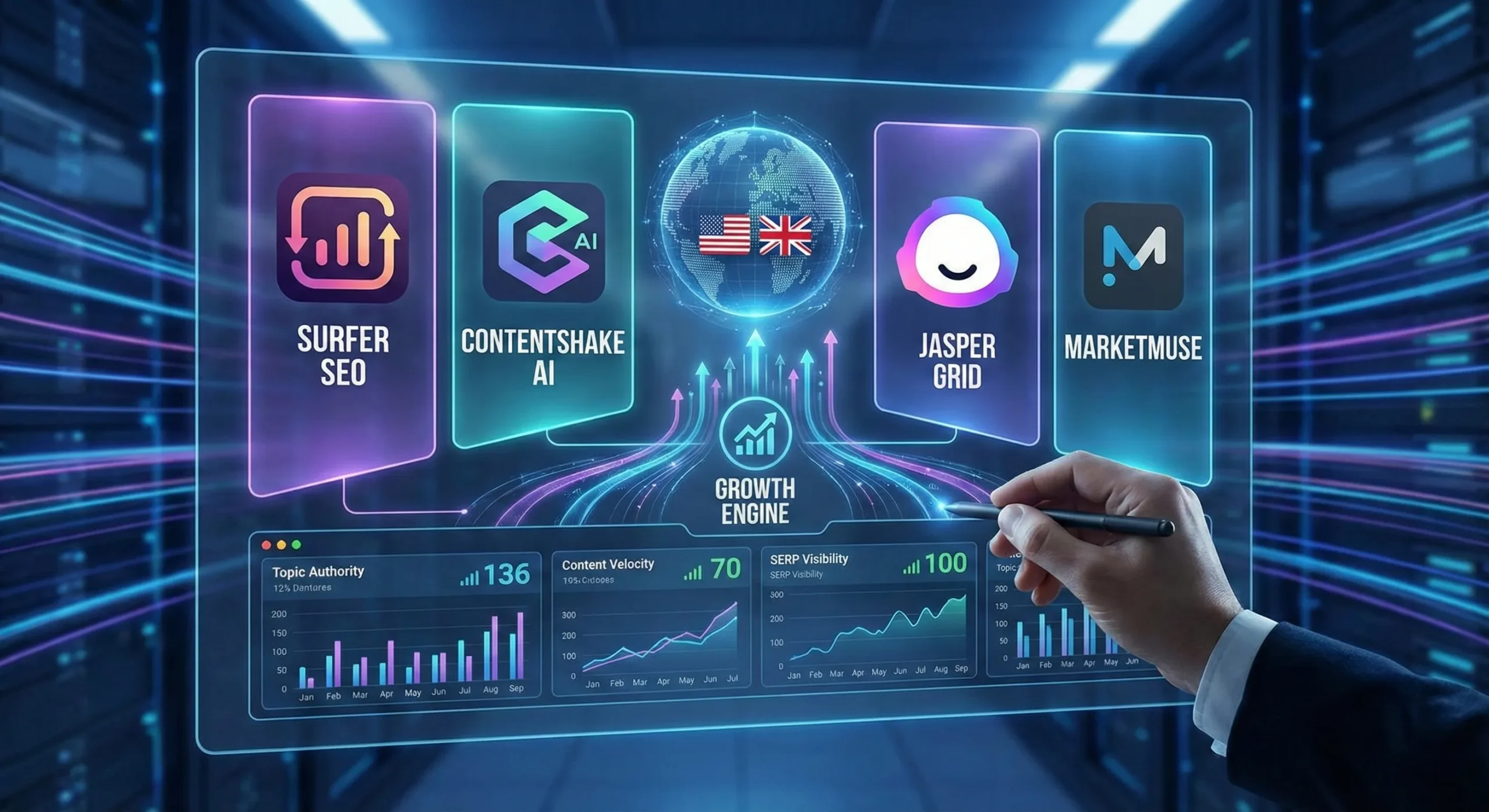 AI SEO Software Showdown: Scaling US & UK Content