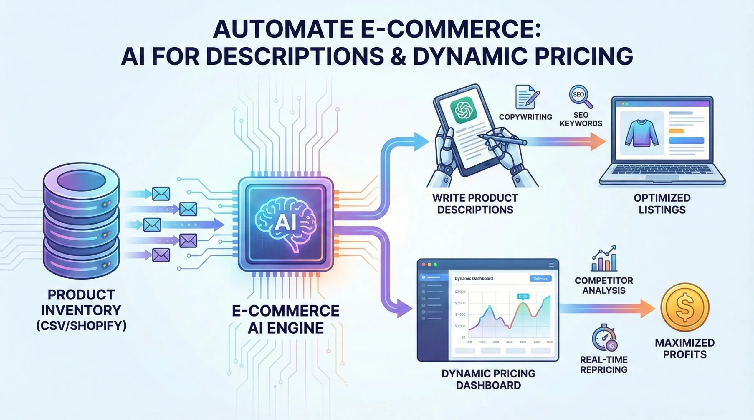 Automate Ecommerce Descriptions & Pricing with AI
